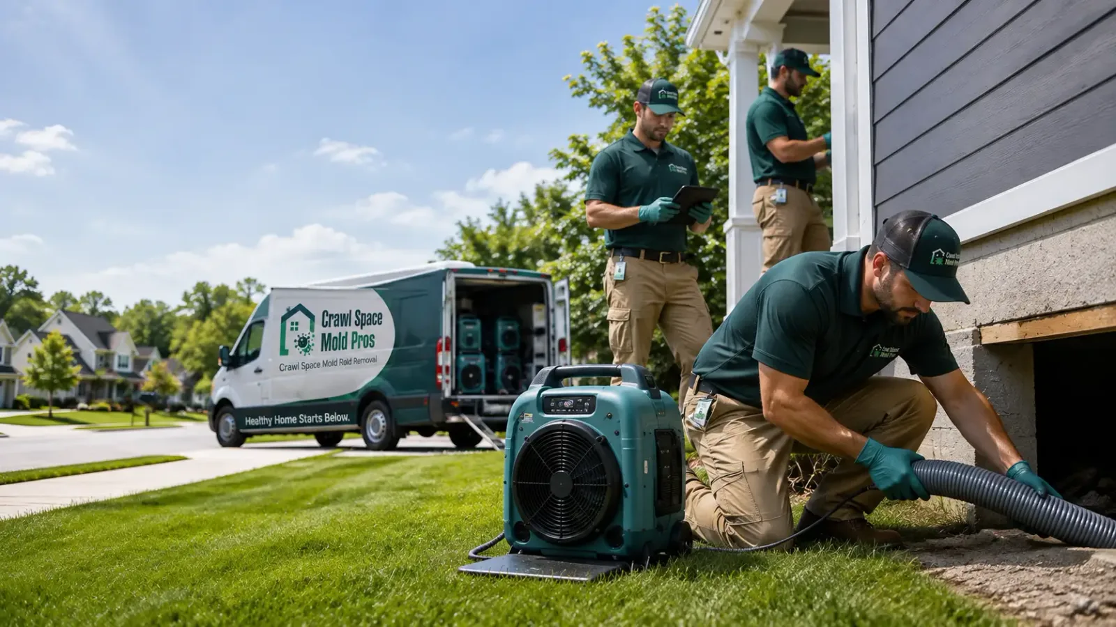 Crawl Space Mold Removal in Rosenhayn, NJ